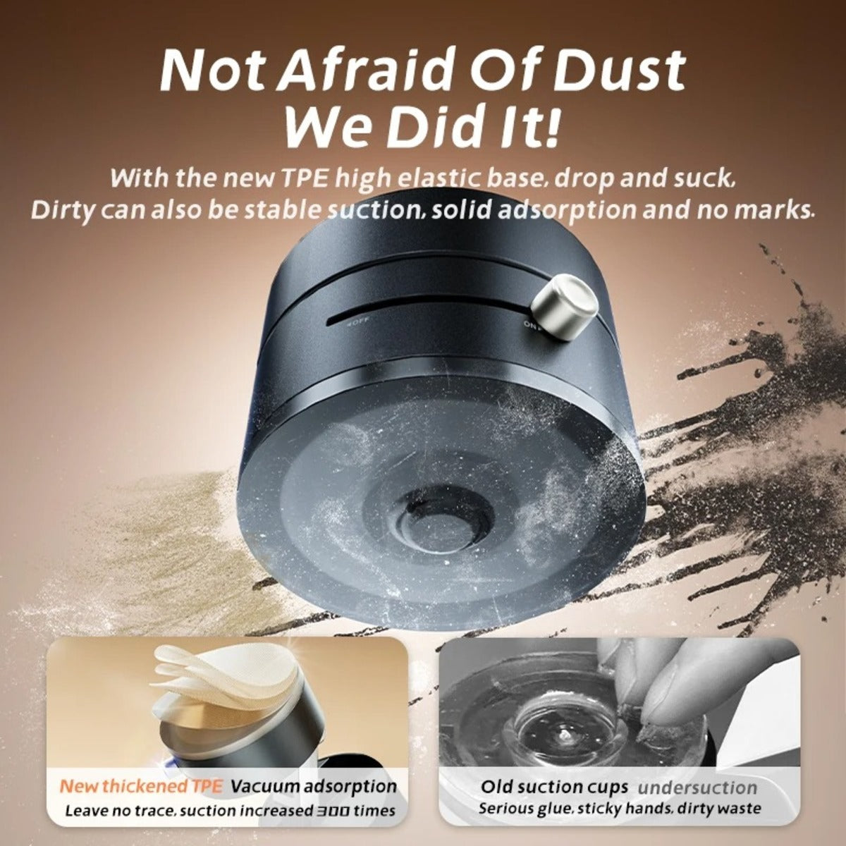 Ultra Magnetic Phone Holder Foldable Car Phone Mount Dashboard Phone Bracket 360 Degree Rotation Vacuum Suction Cup GPS Stand