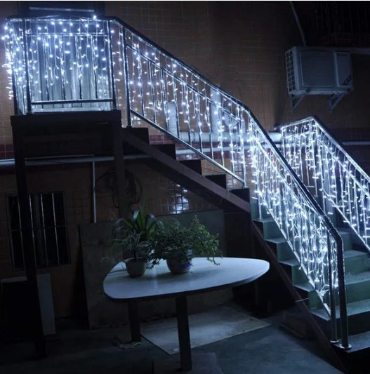 Curtain Icicle Lights Wedding Party LED Fairy Christmas Indoor Outdoor